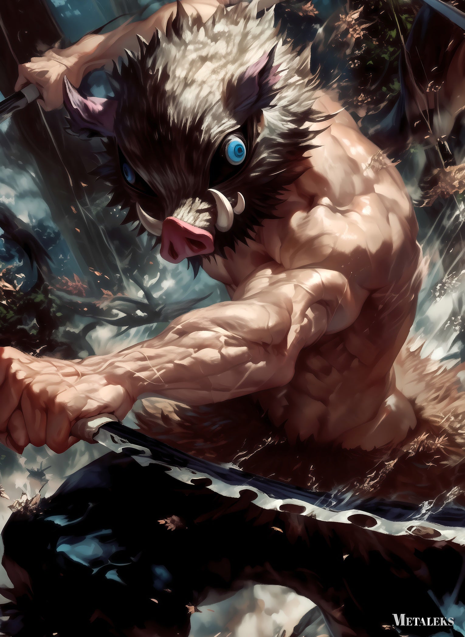A0189 Hashibira Inosuke - Demon Slayer