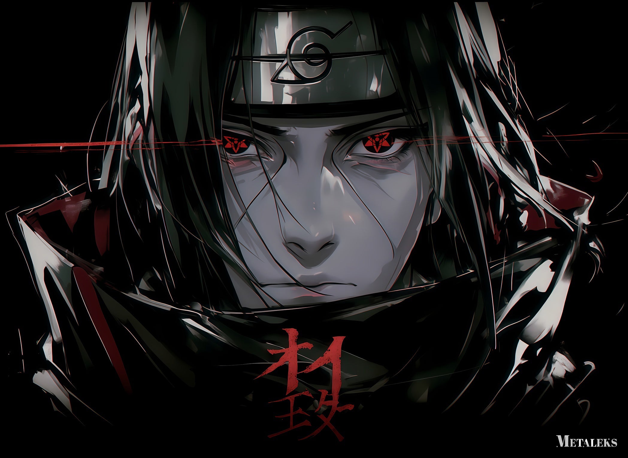 AE061 Uchiha Itachi Clos Up