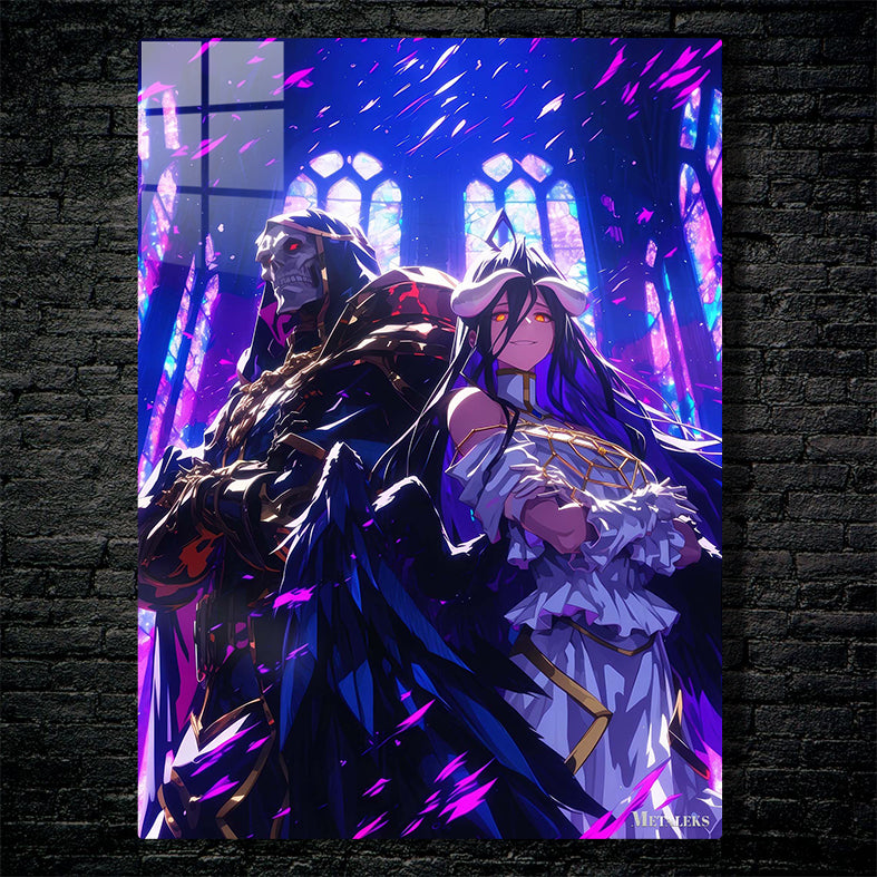 Albedo and Ainz from Overlord