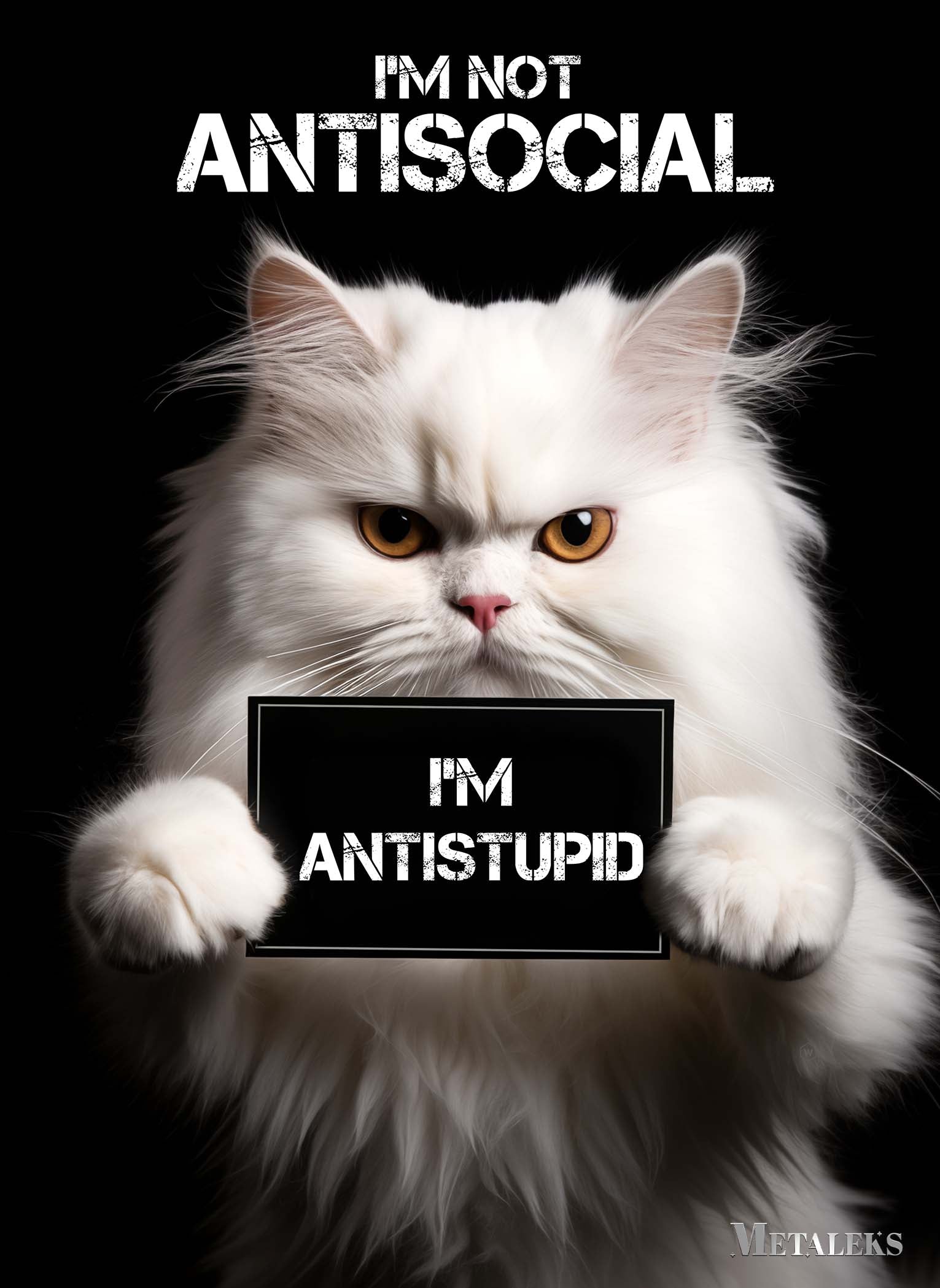 Antisocial Cute Cat