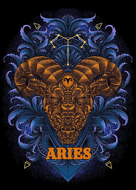 Aries Zodiac - ARTWORK BY maximeillust