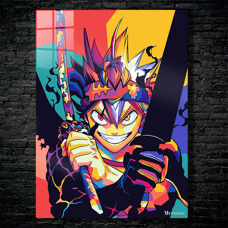 Asta Black Clover Wpap Pop Art