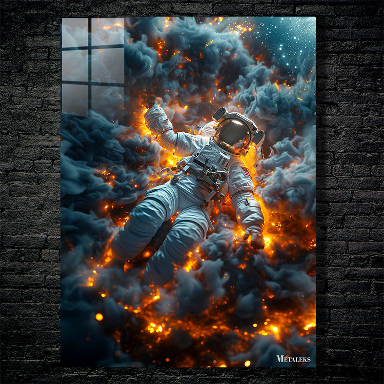 Astronaut in chaos