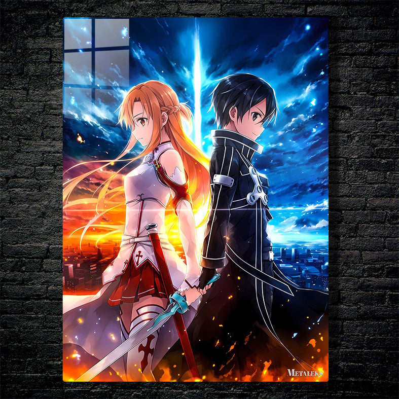 Asuna and Kirito - Sword art online
