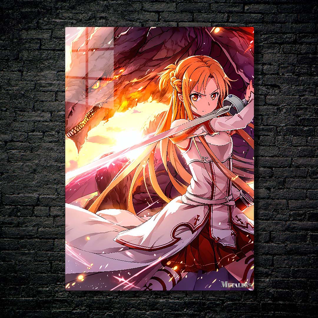 Asuna with the Dragon