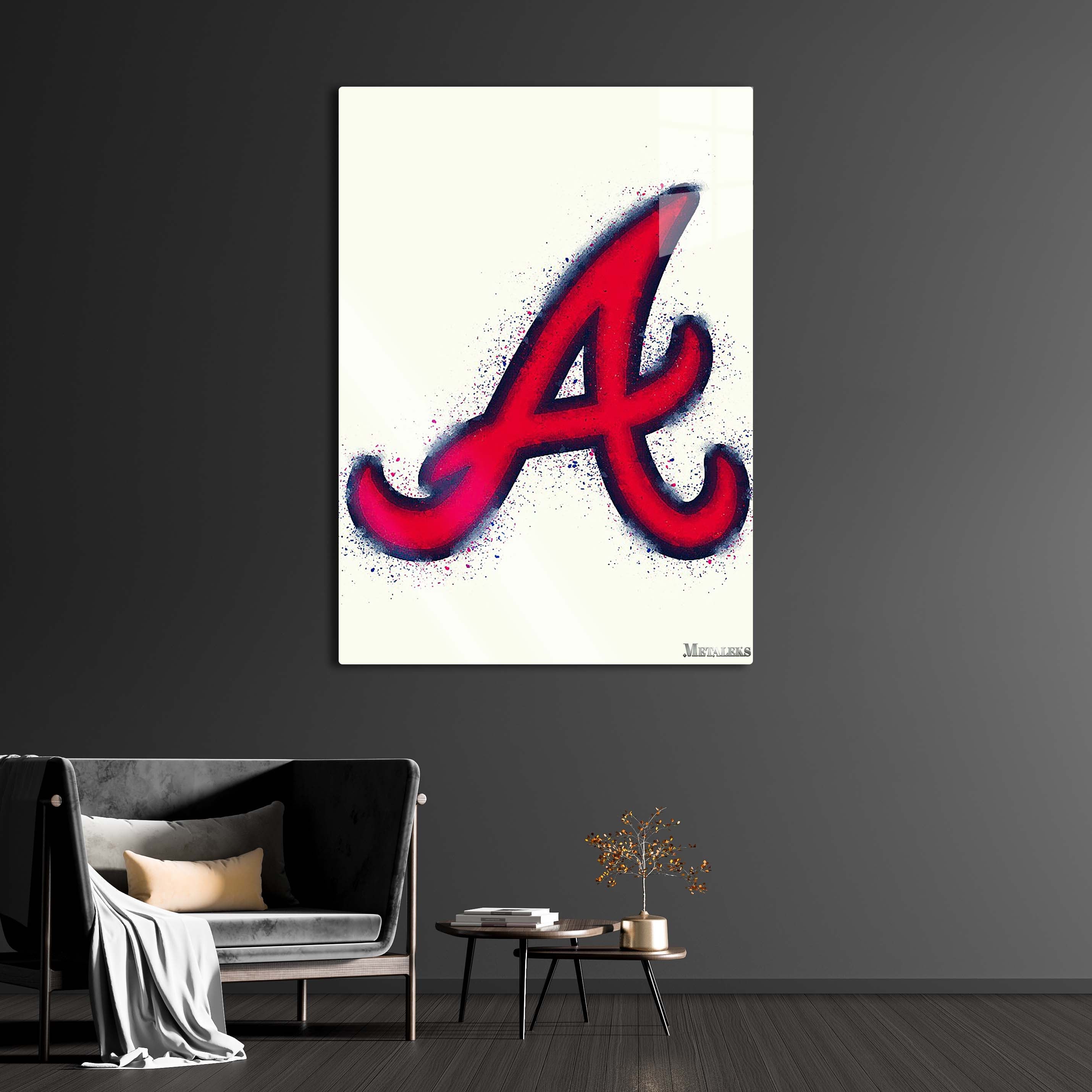 Atlanta Braves Watercolor