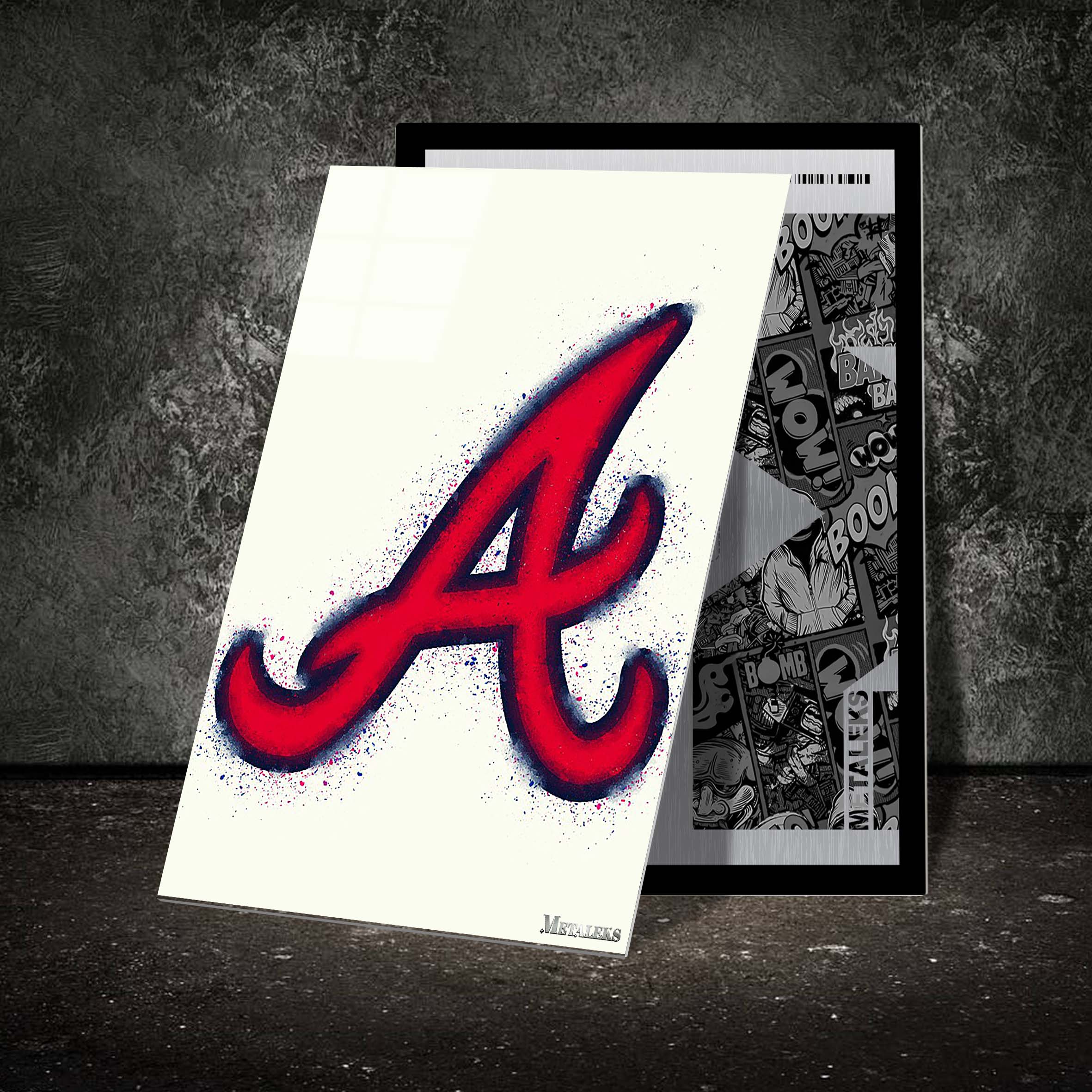 Atlanta Braves Watercolor