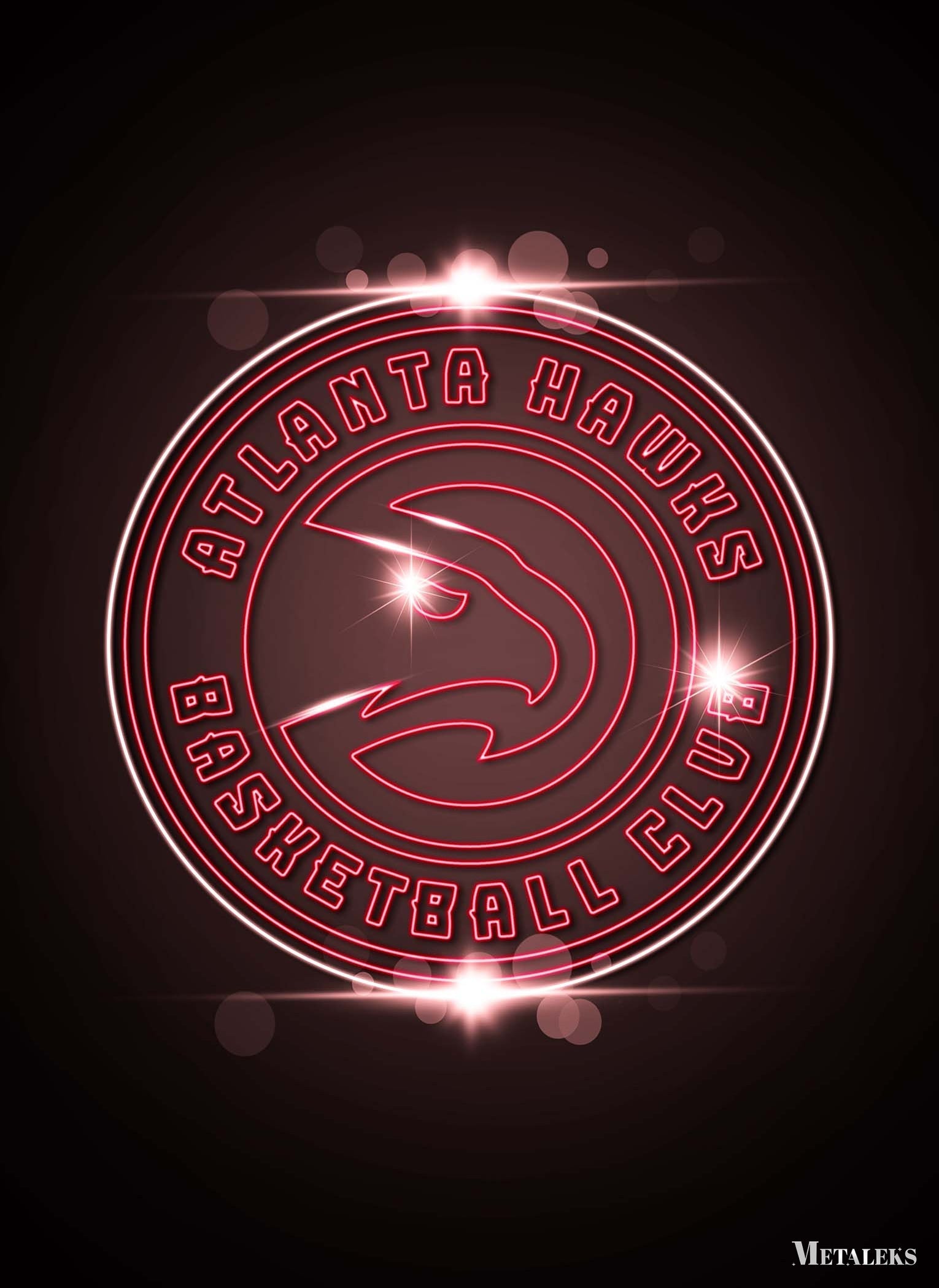 Atlanta Hawks Neon