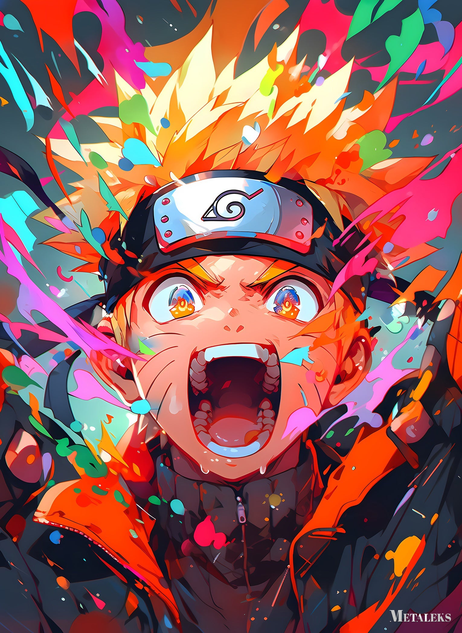 B00007-Colorful Naruto