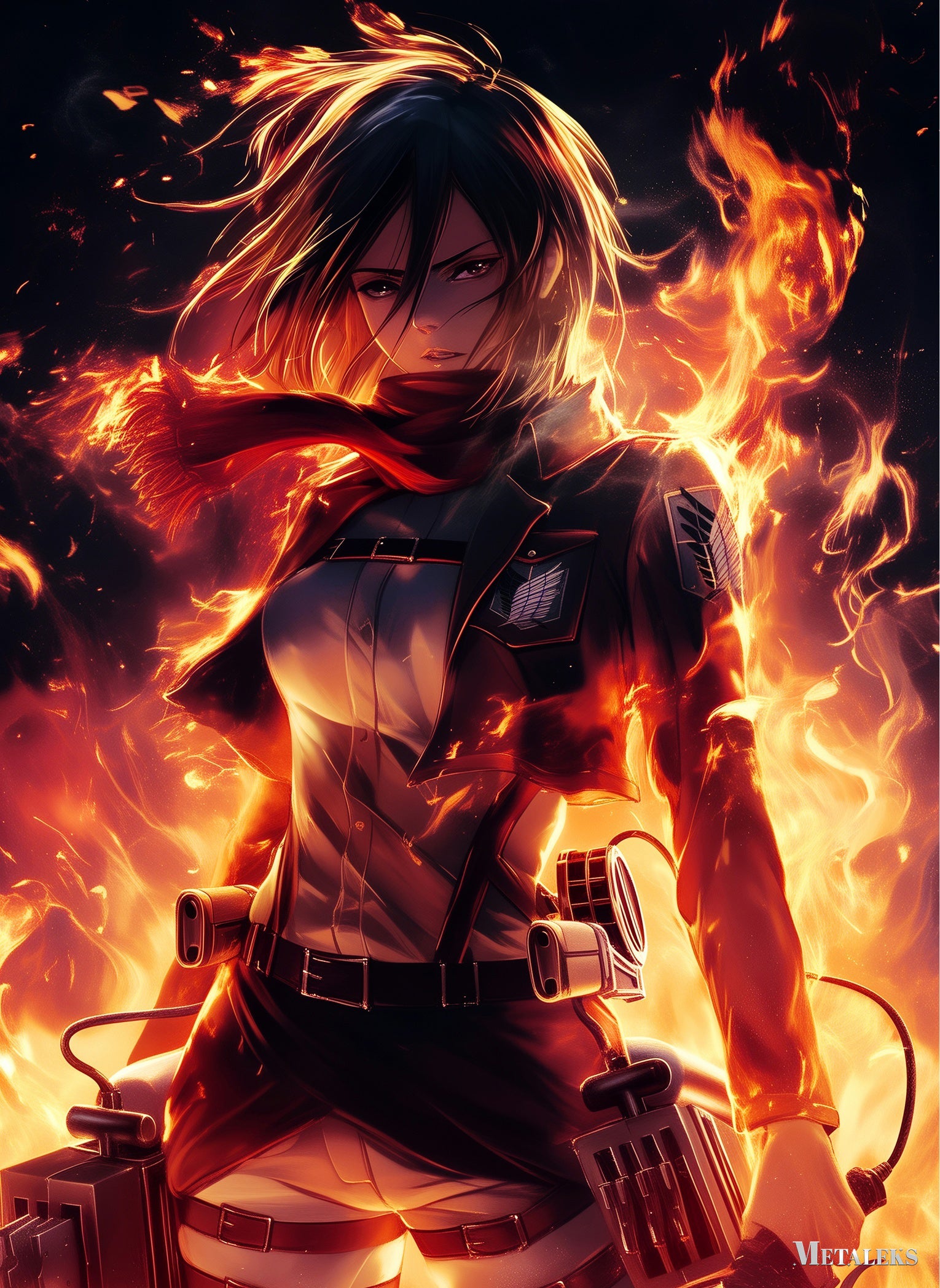 B0009 Mikasa Ackerman - Attack On Titan  H0731-25