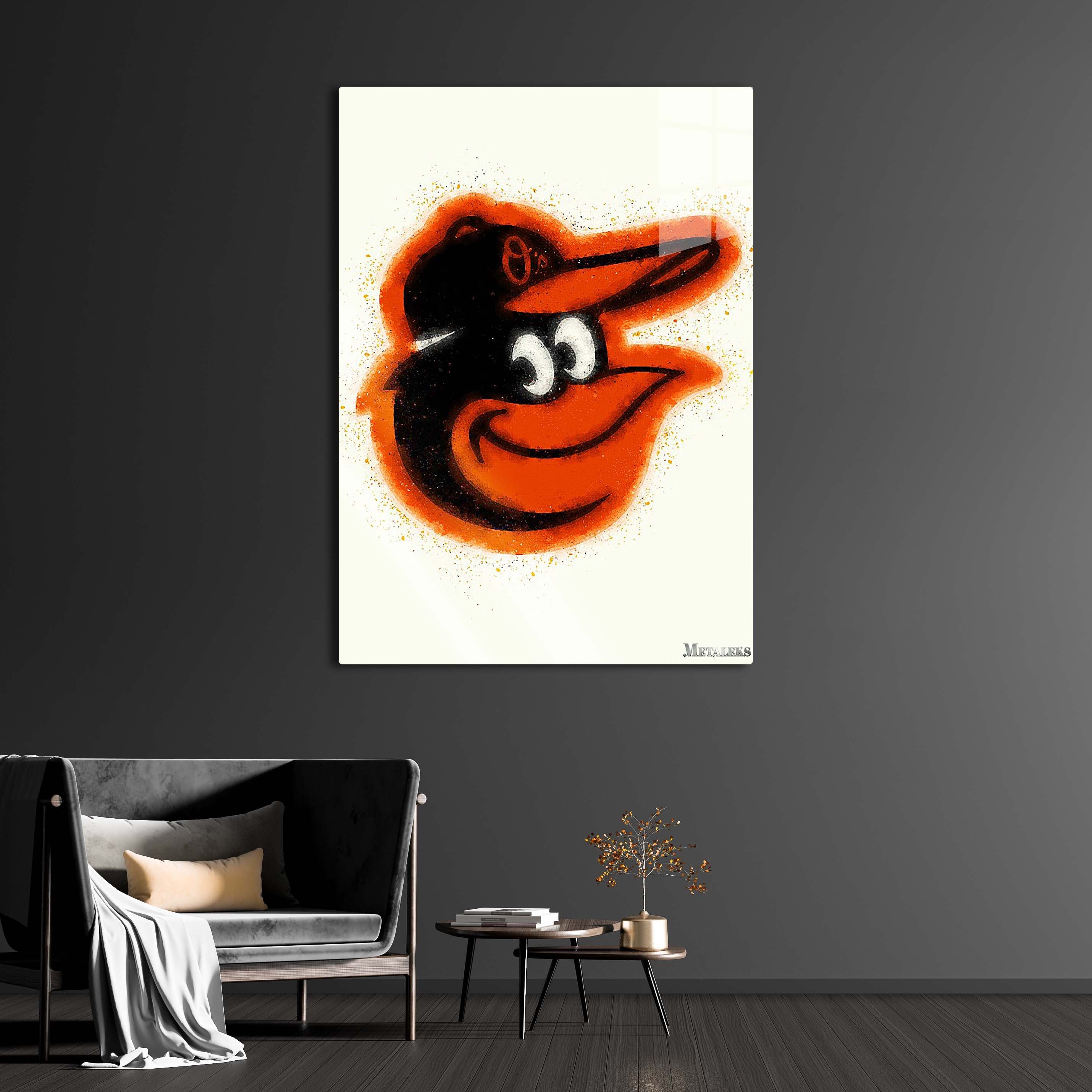 Baltimore Orioles Watercolor