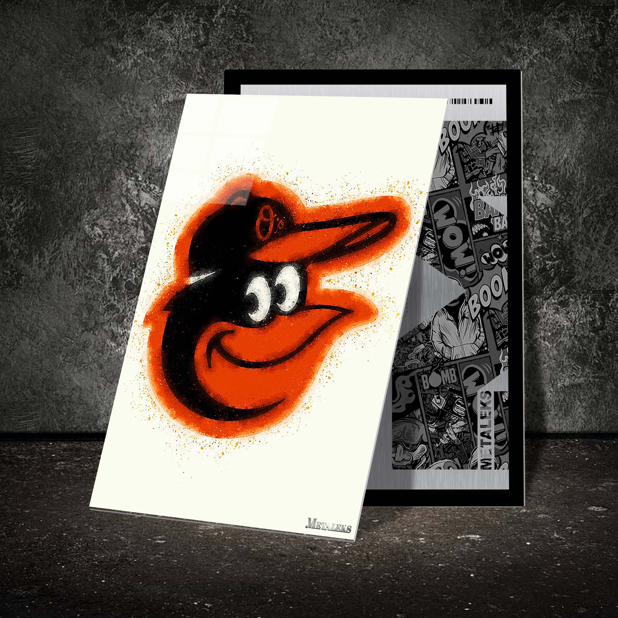 Baltimore Orioles Watercolor