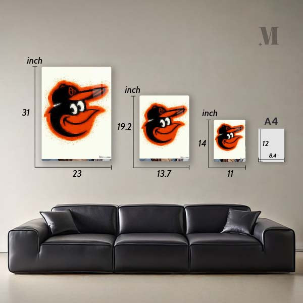 Baltimore Orioles Watercolor