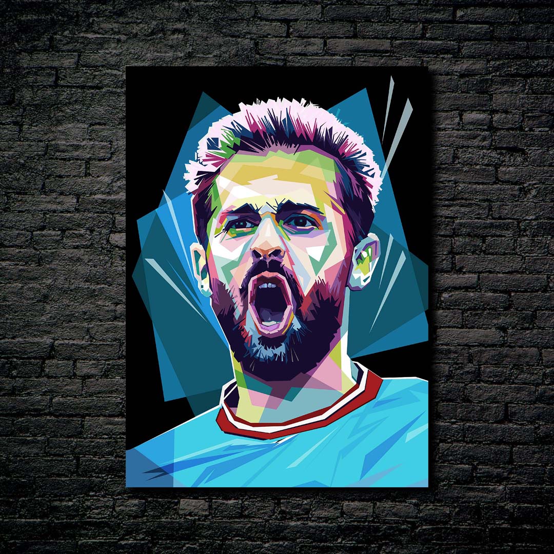 Bernardo Silva wpap pop art