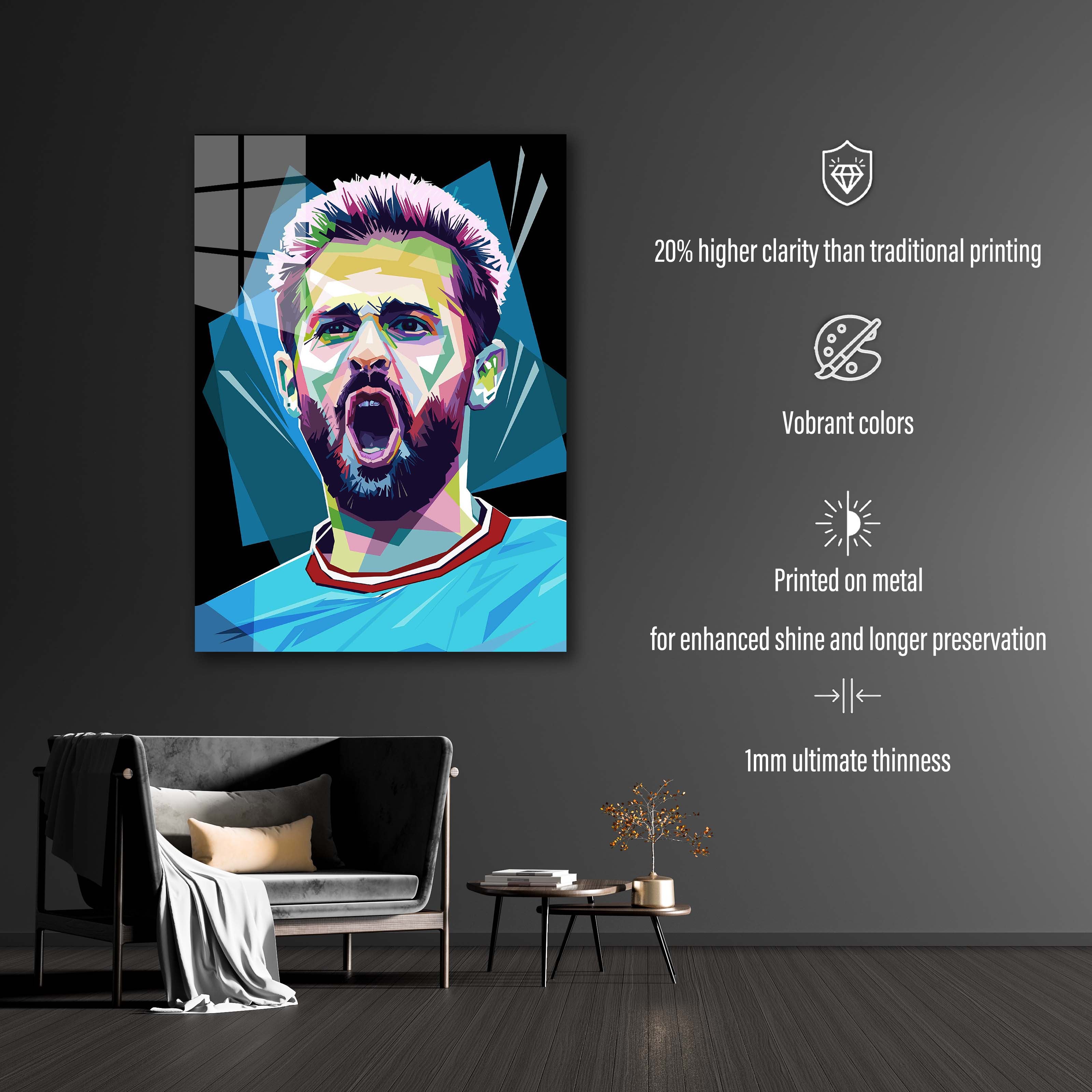 Bernardo Silva wpap pop art