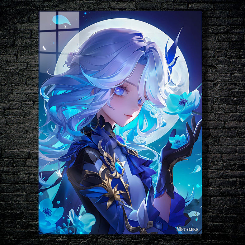 Blue flowe furina