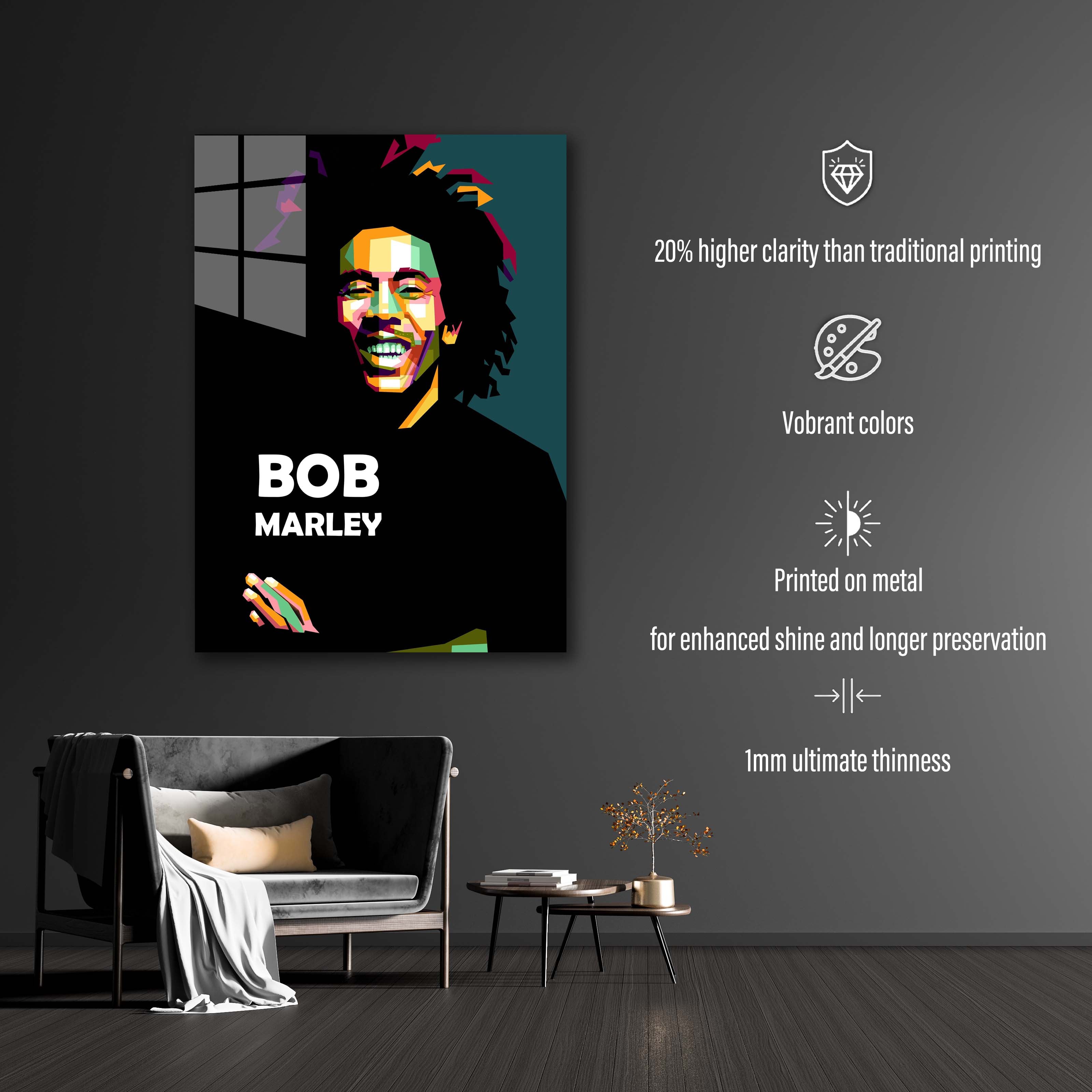 Bobo Marley wpap pop art