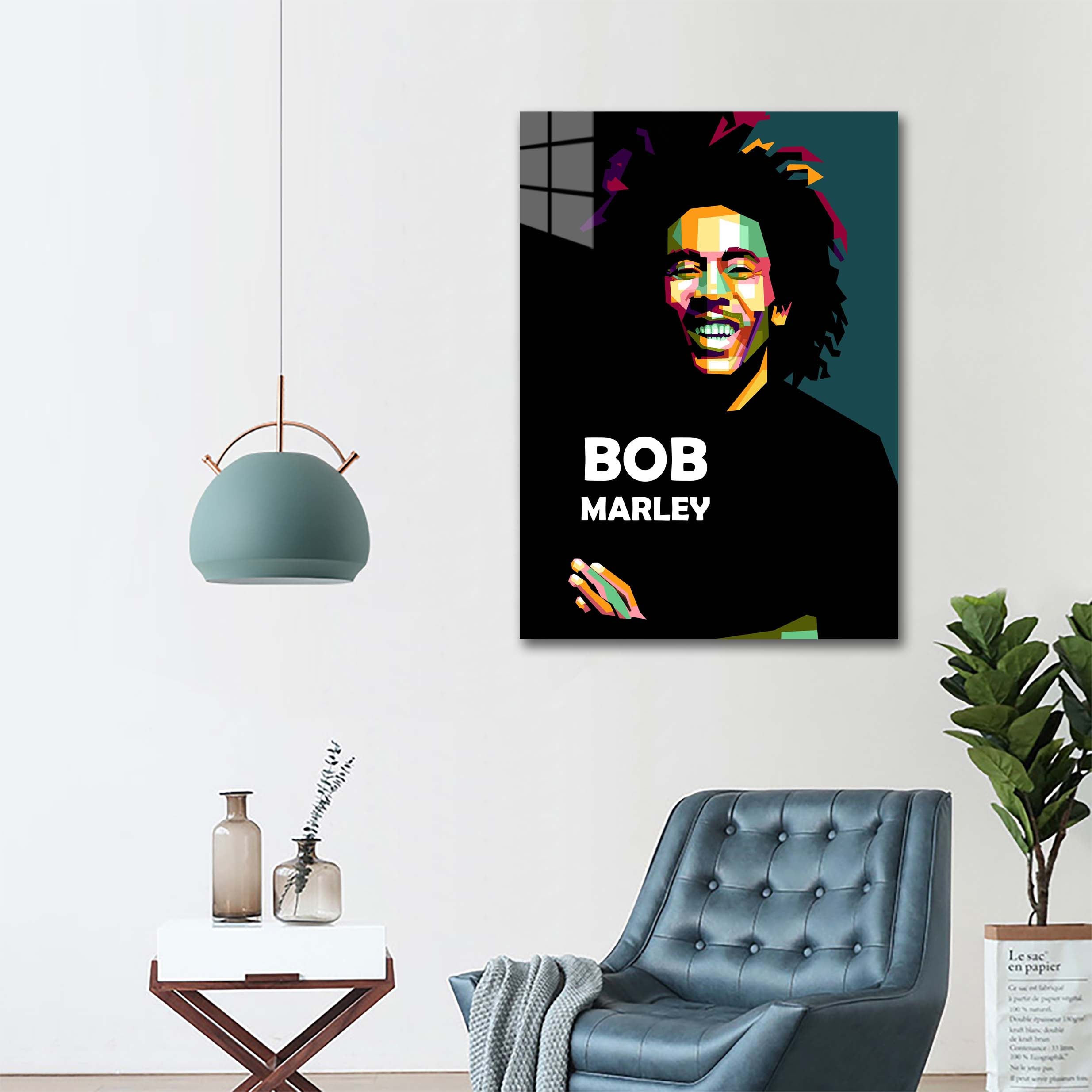 Bobo Marley wpap pop art