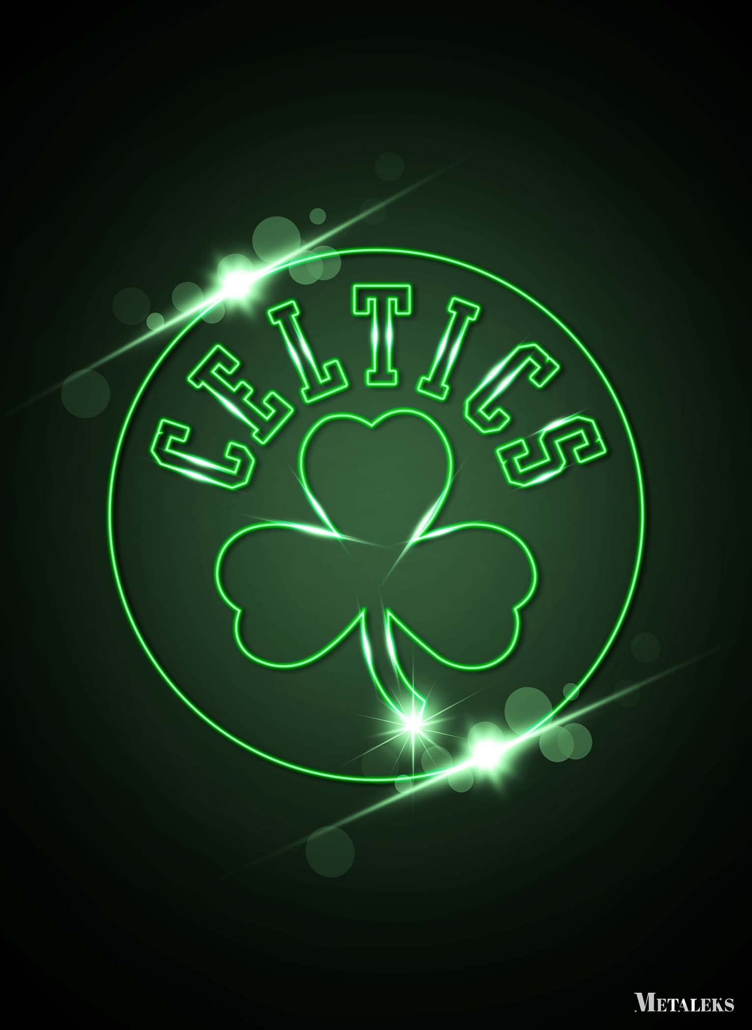 Boston Celtics Neon