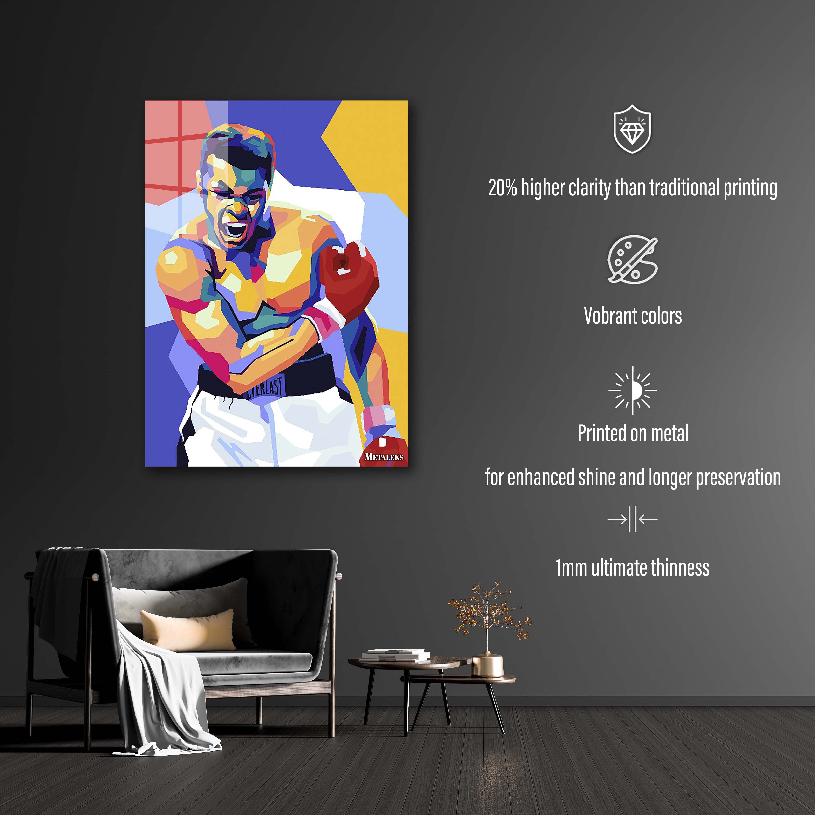 Boxer Ali Wpap Pop Art