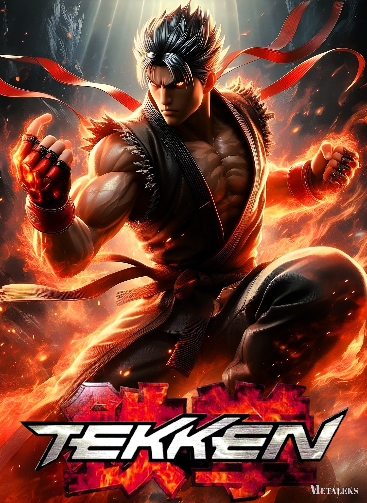 Bryan Fury Tekken ilustration