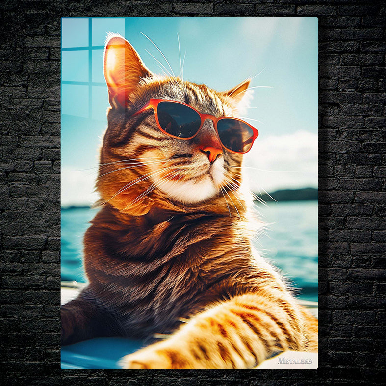 Cat Wearing Glasses
