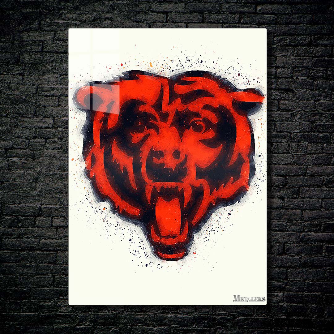 Chicago Bears Watercolor