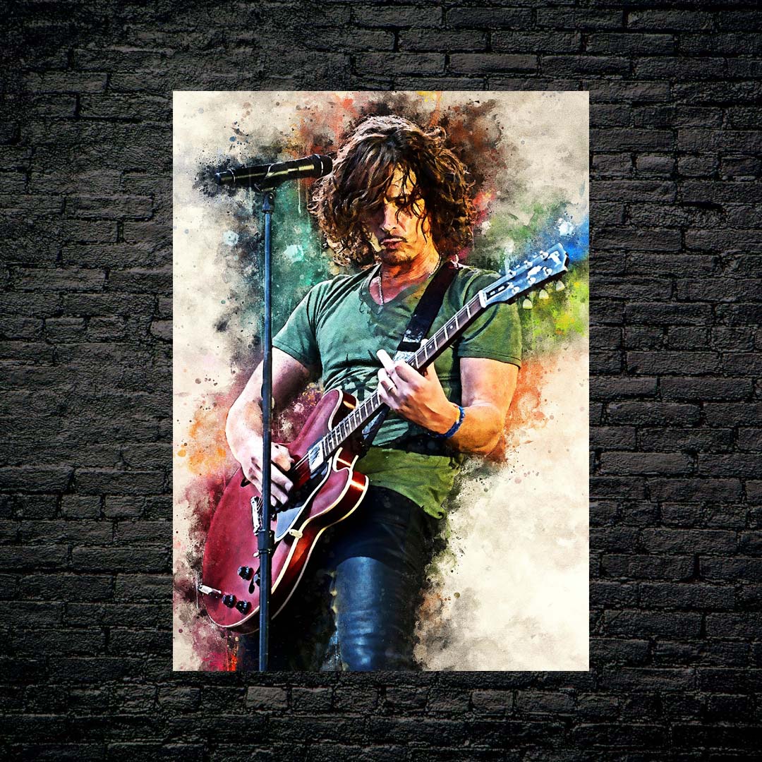 Chris Cornell Watercolor