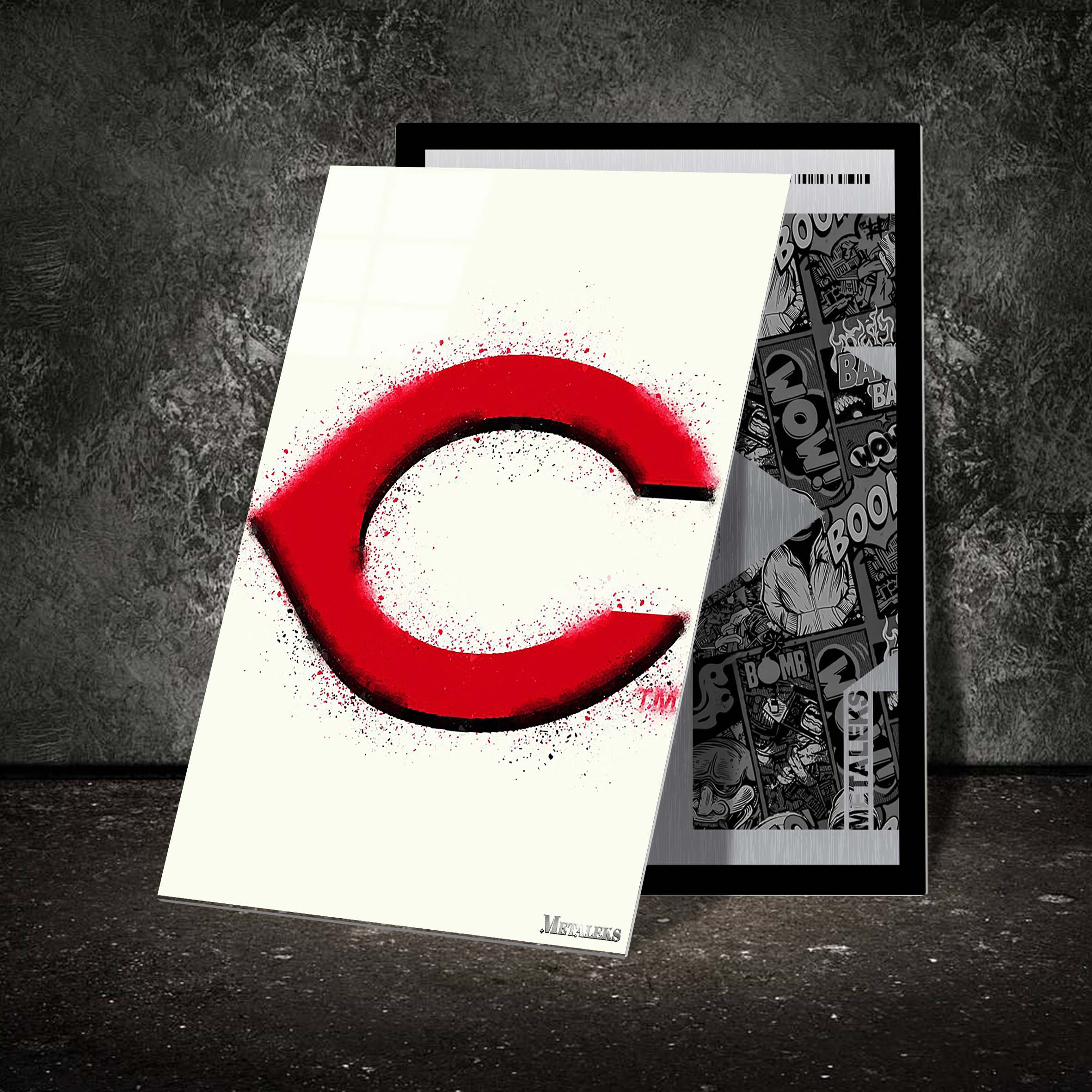 Cincinnati Reds Watercolor