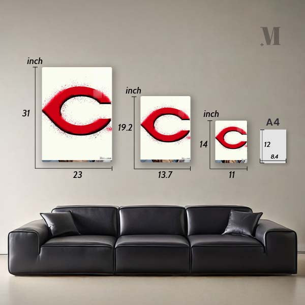 Cincinnati Reds Watercolor