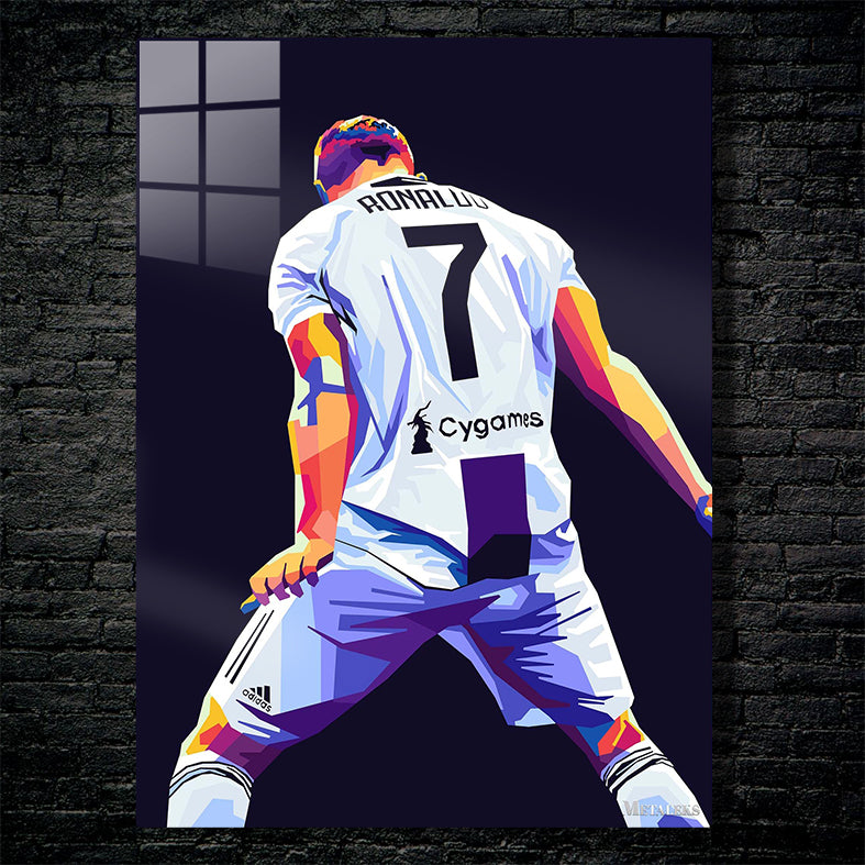 Cristiano Ronaldo wpap pop art