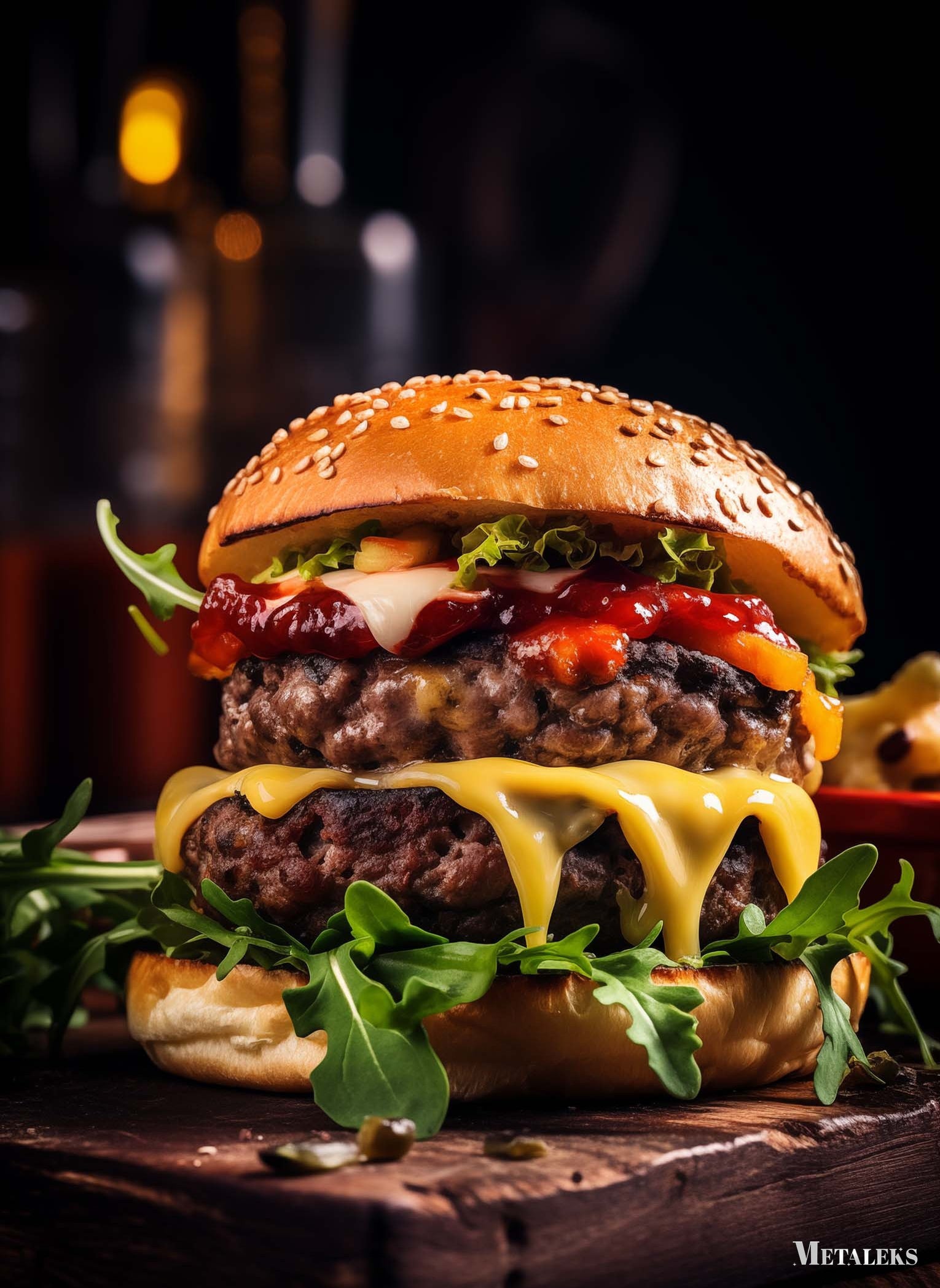 DOUBLE CHEESE BURGER