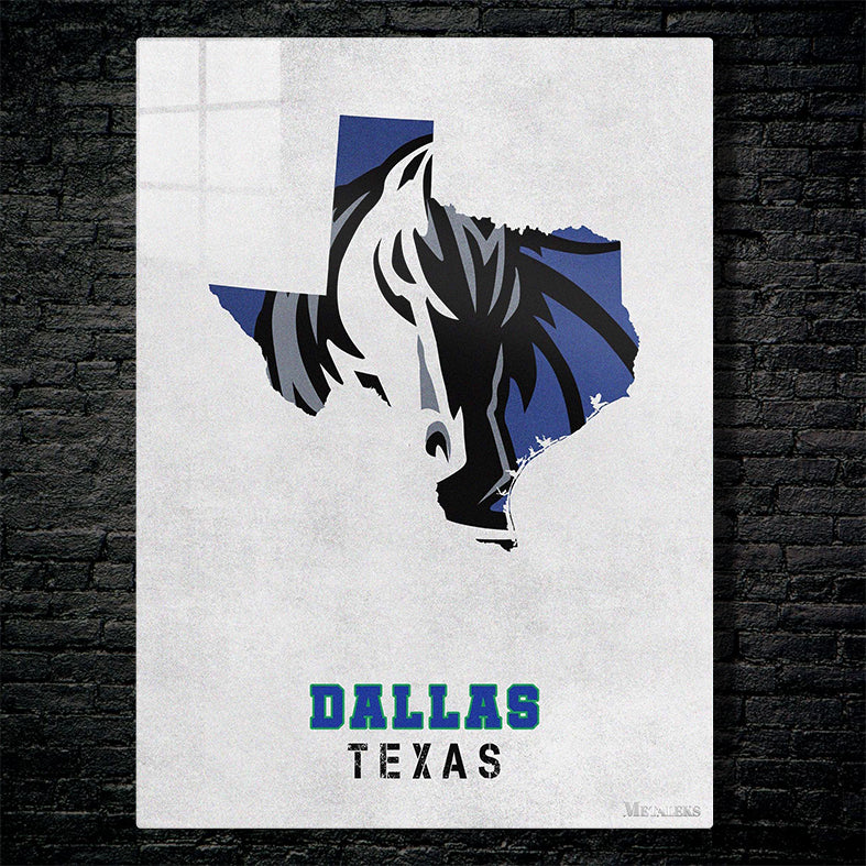 Dallas Mavericks Dallas Texas State Map