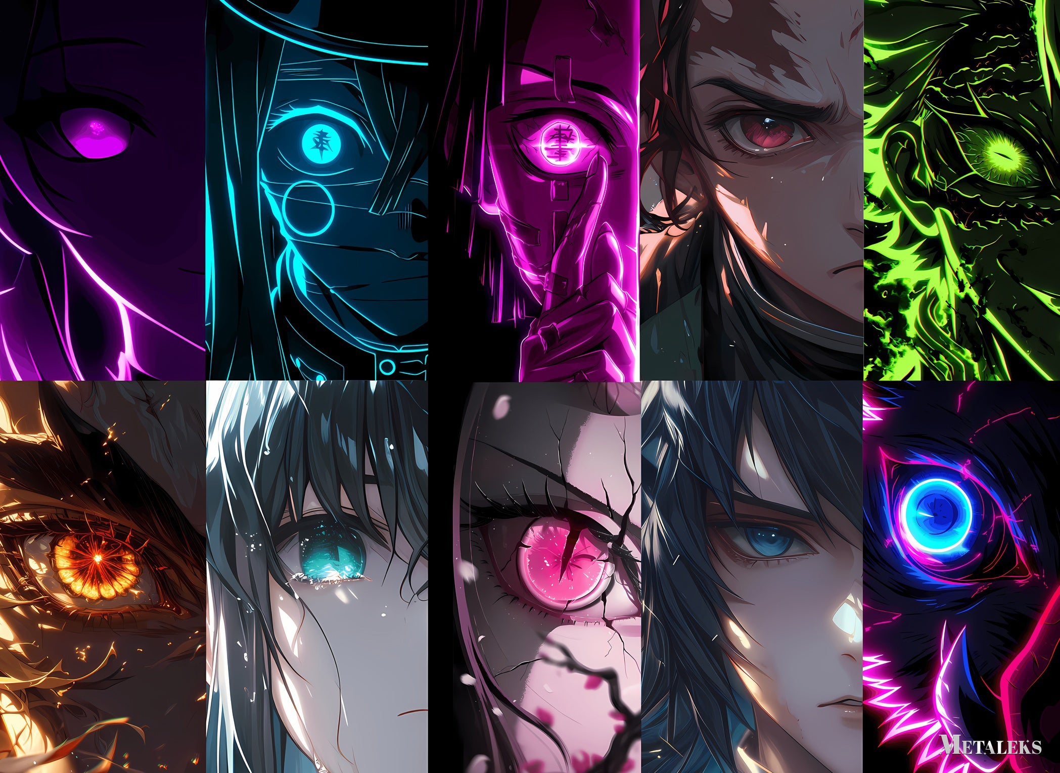 Demon slayer hashira eyes
