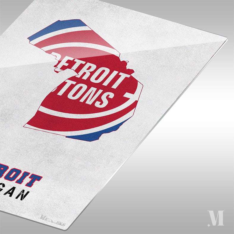 Detroit Pistons Detroit Michigan State Map