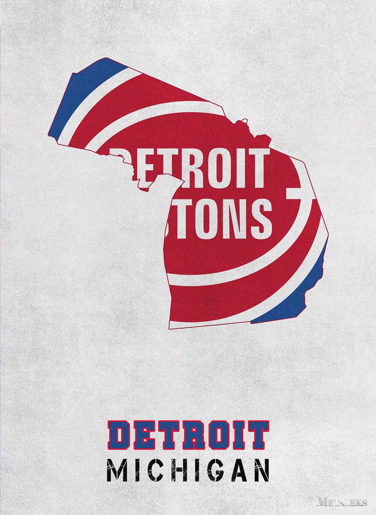 Detroit Pistons Detroit Michigan State Map