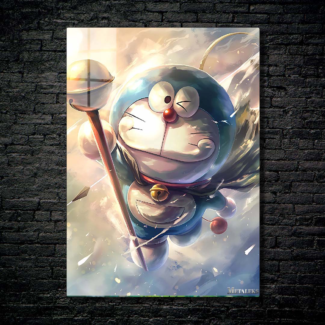 Doraemon with magic stick