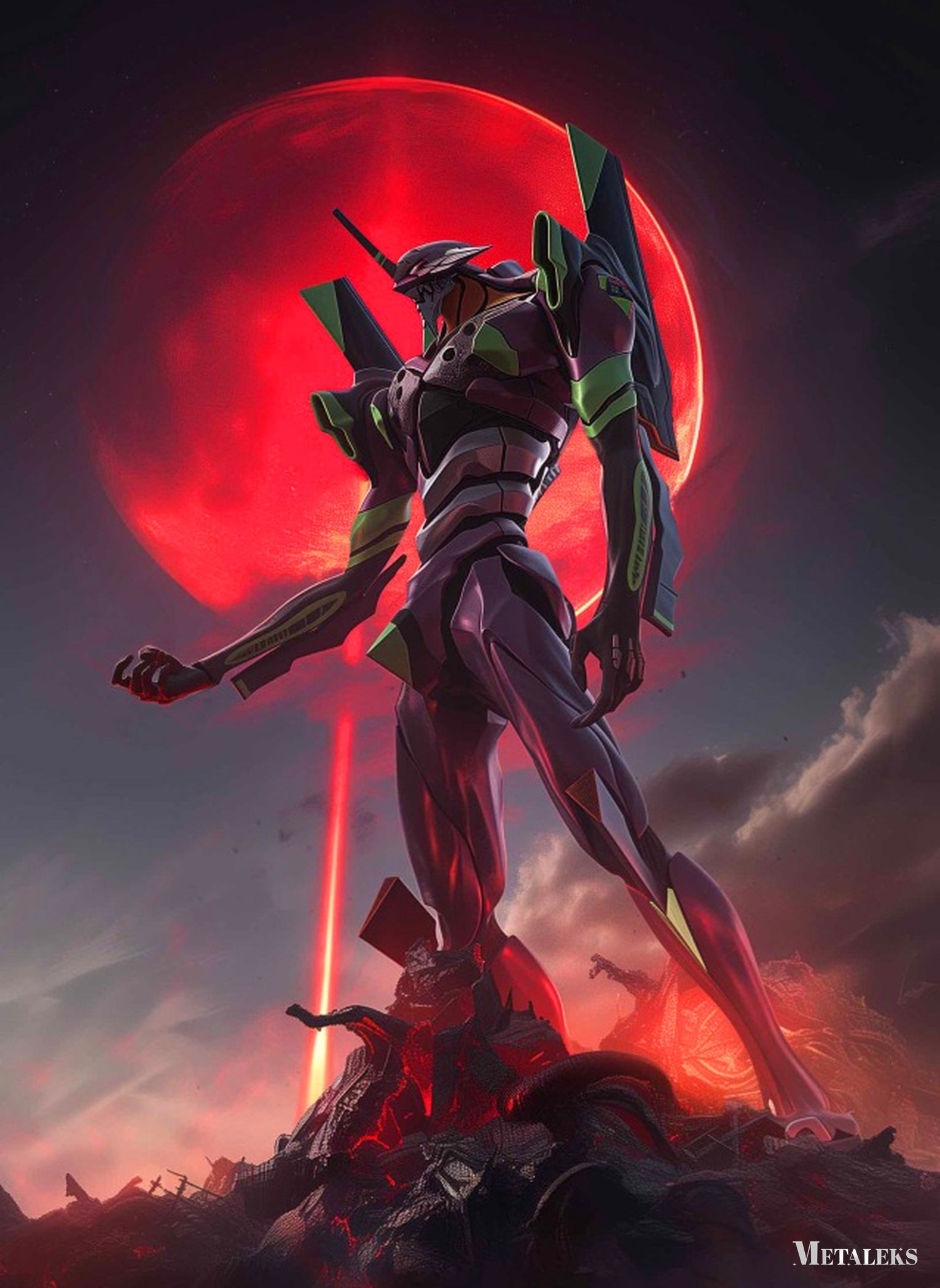 EVA Unit-01 Neon Genesis Evangelion  D082325