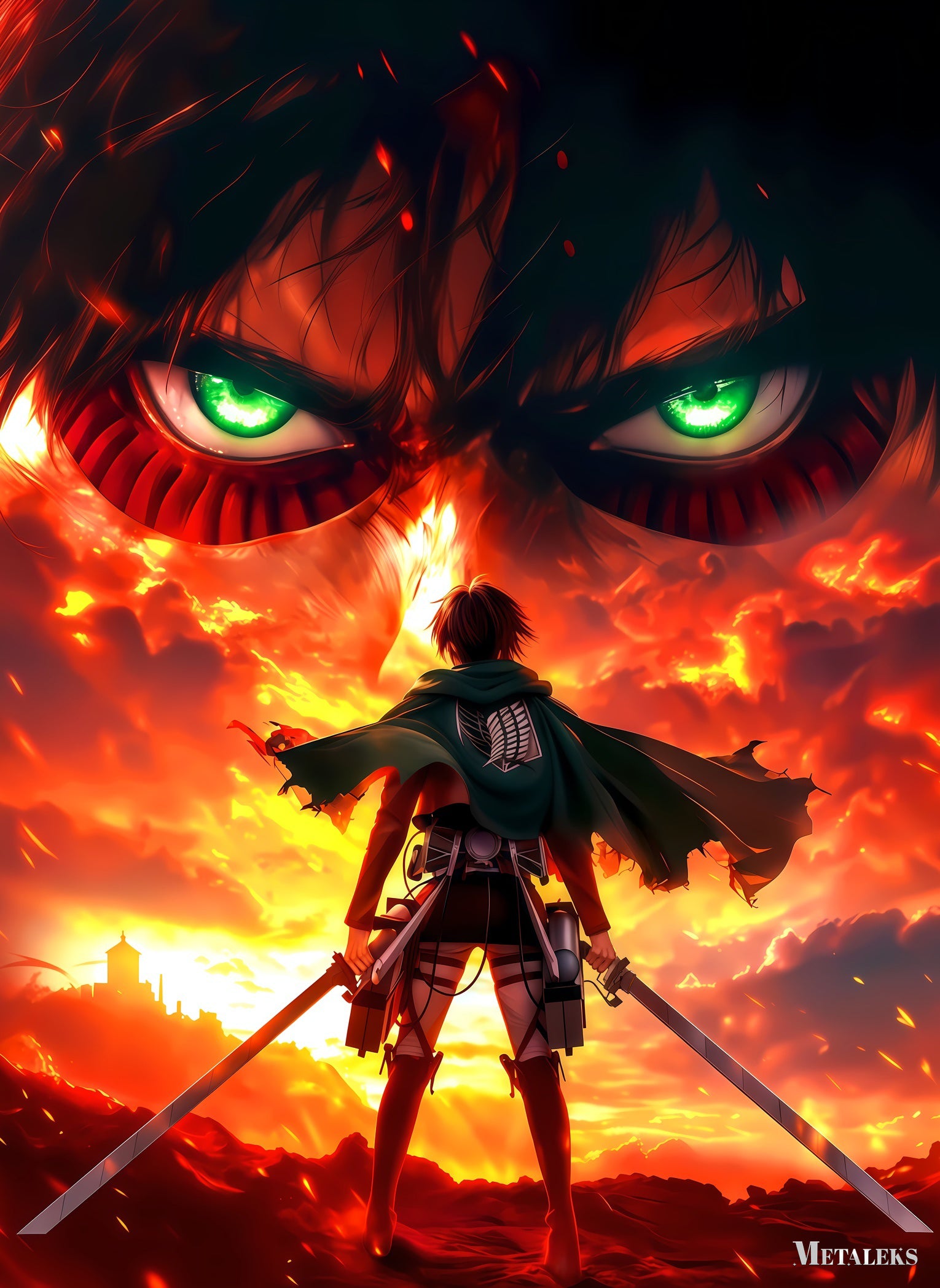 Eren Attack on Titan AOT