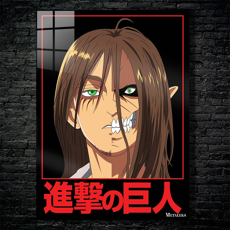 Eren Yeager Final Season Poster - Dark Anime Aesthetic Wall Print  H0801-25