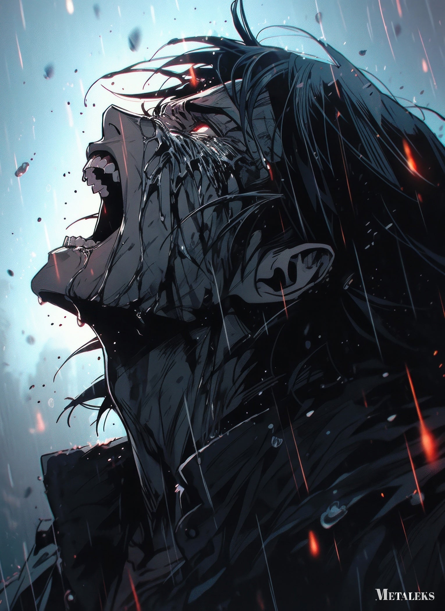 Eren Yeager dramatic wallpaper