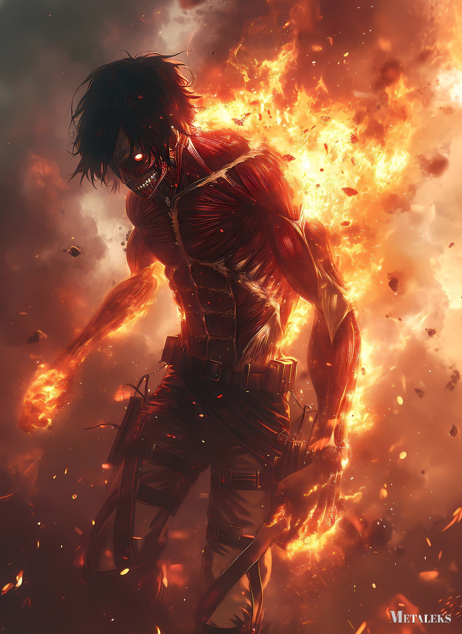 Eren as Titan Attack on Titans
