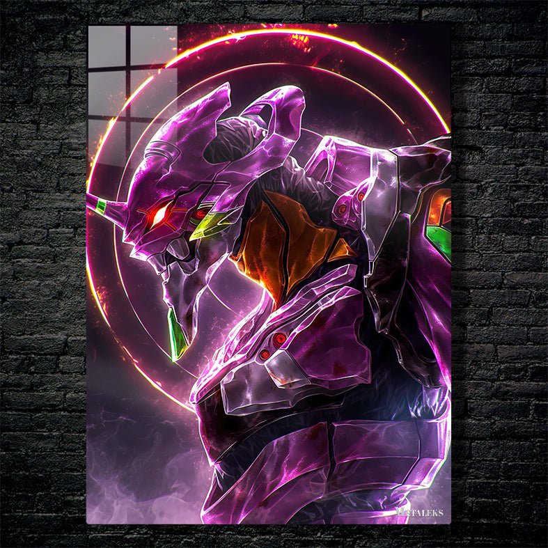 Eva 01 with background - Evangelion