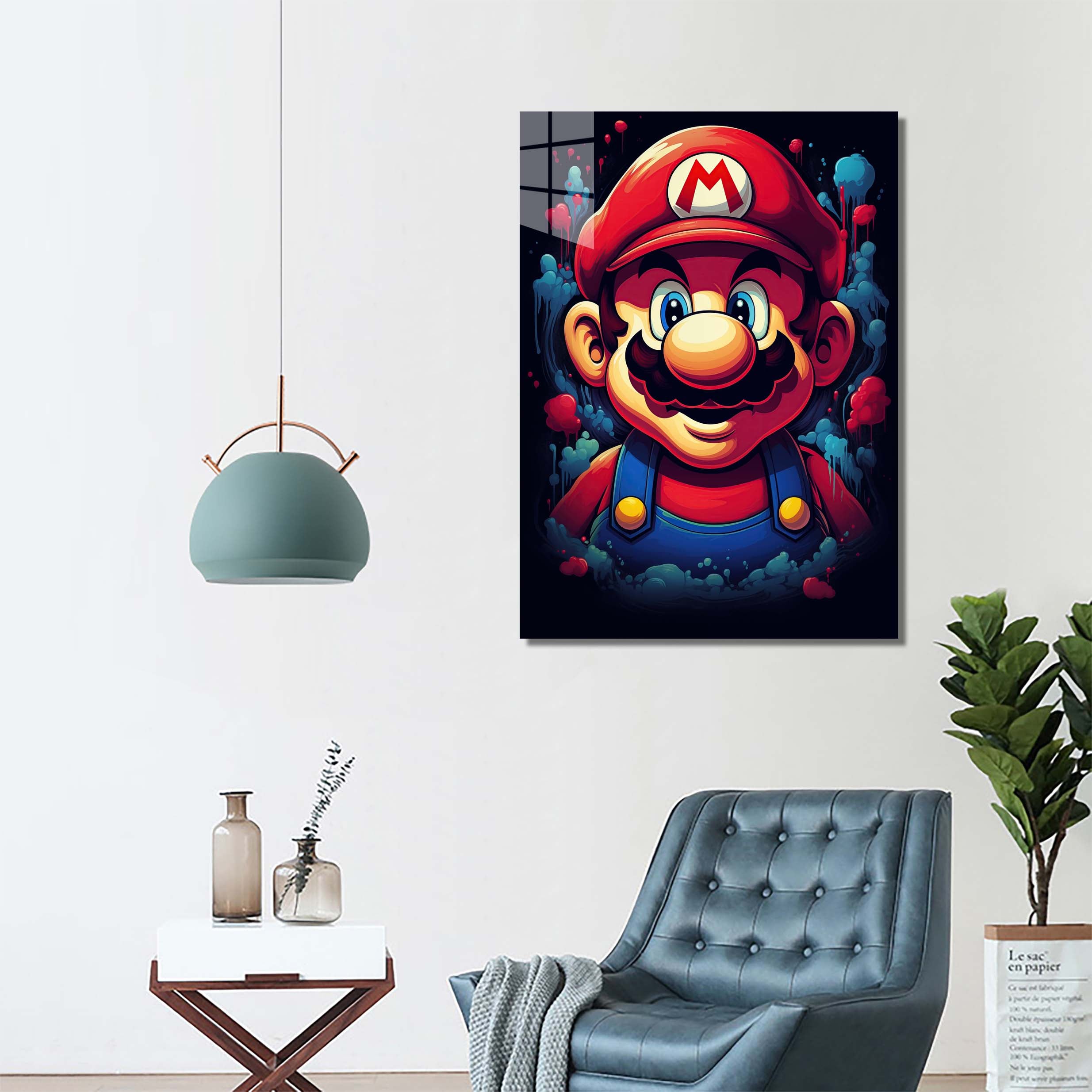 Face of Super Mario