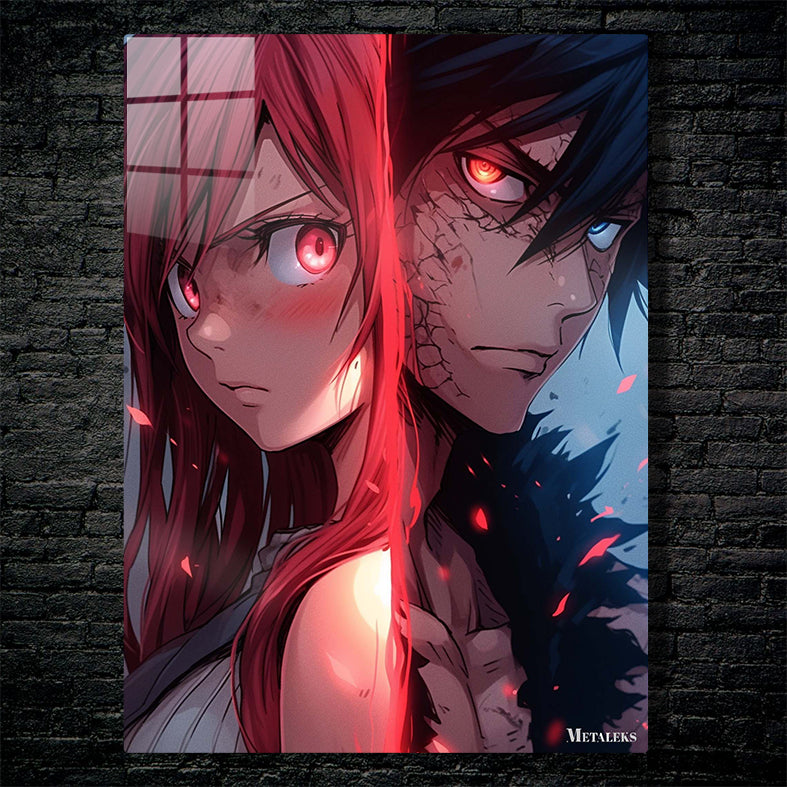 Fairy Tail's Frozen Hearts Gray and Erza's Magical Symphony