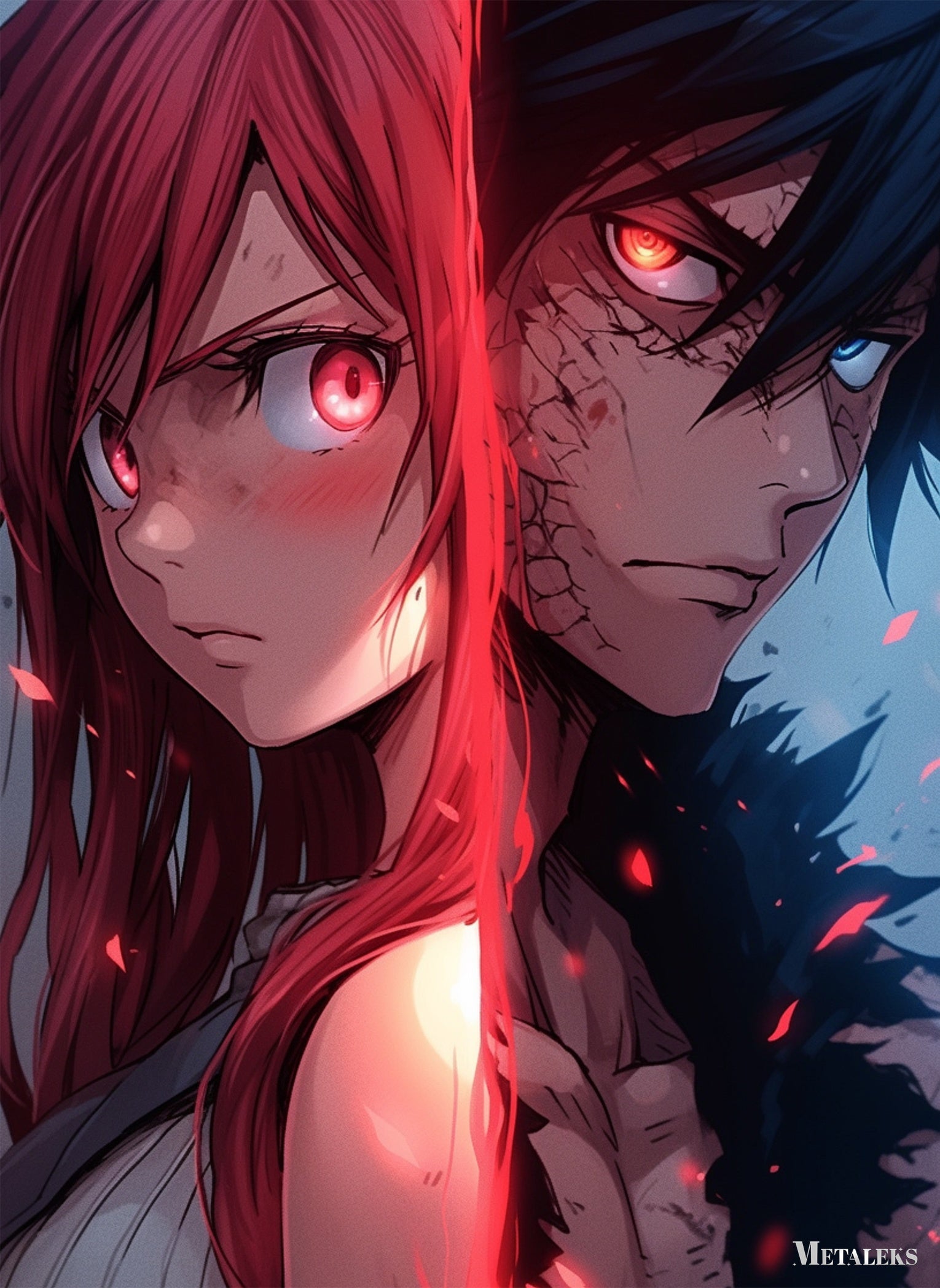 Fairy Tail's Frozen Hearts Gray and Erza's Magical Symphony