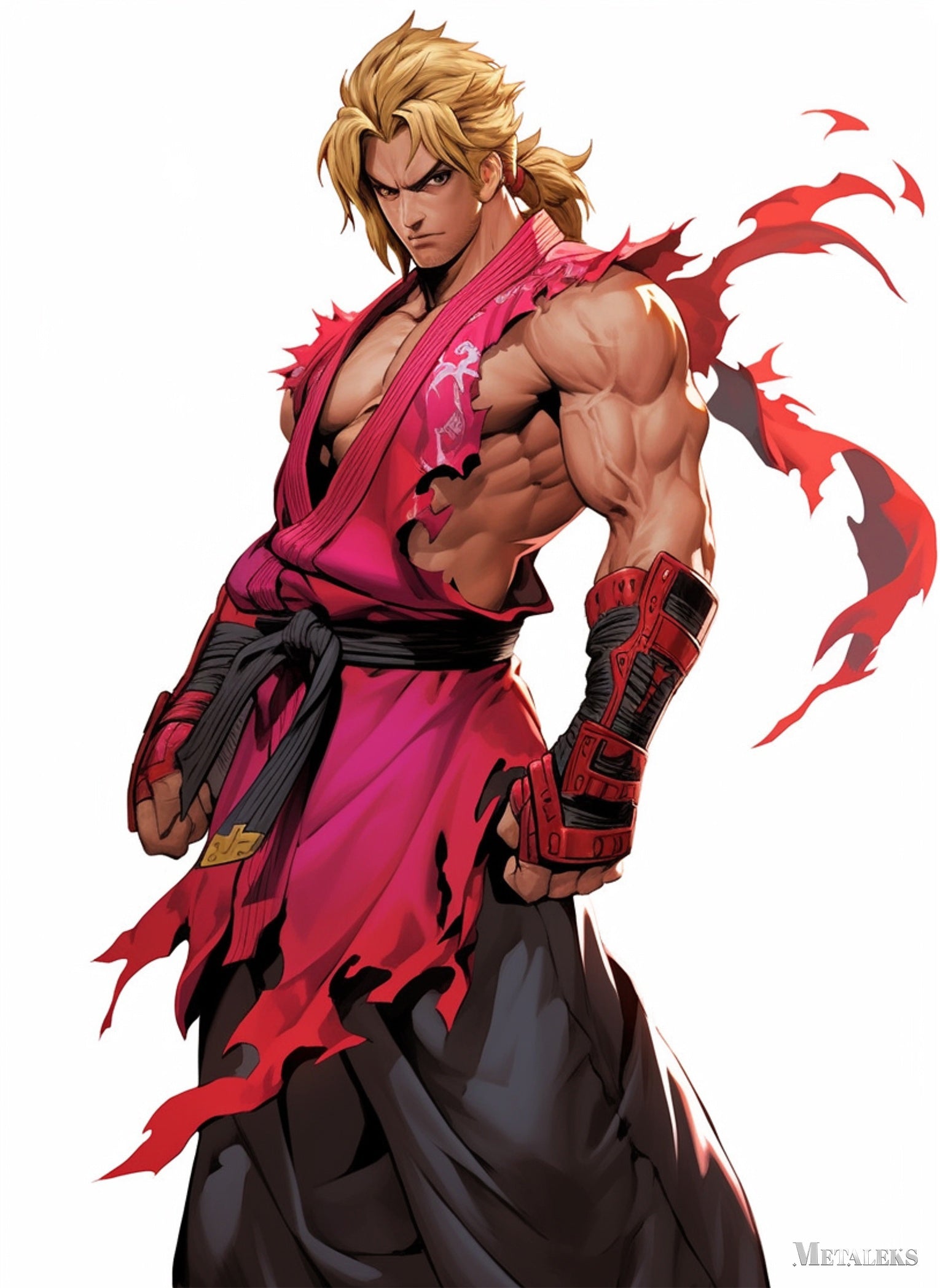Flaming Shoryuken Ken's Blaze of Martial Arts Mastery