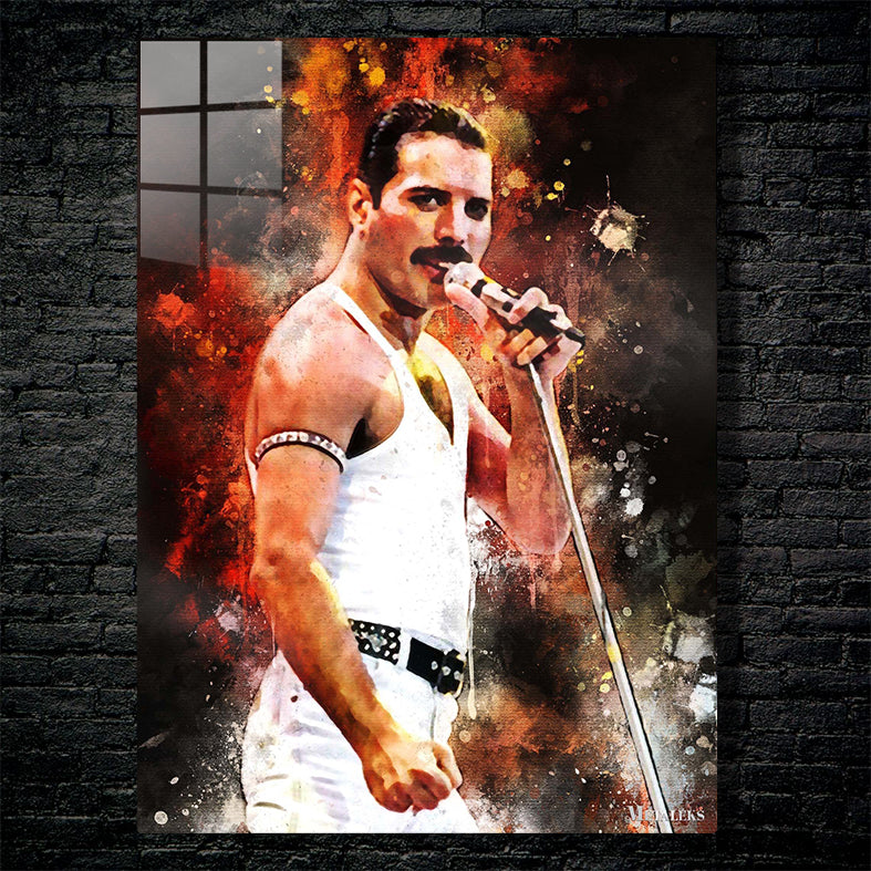 Freddie Mercury Watercolor