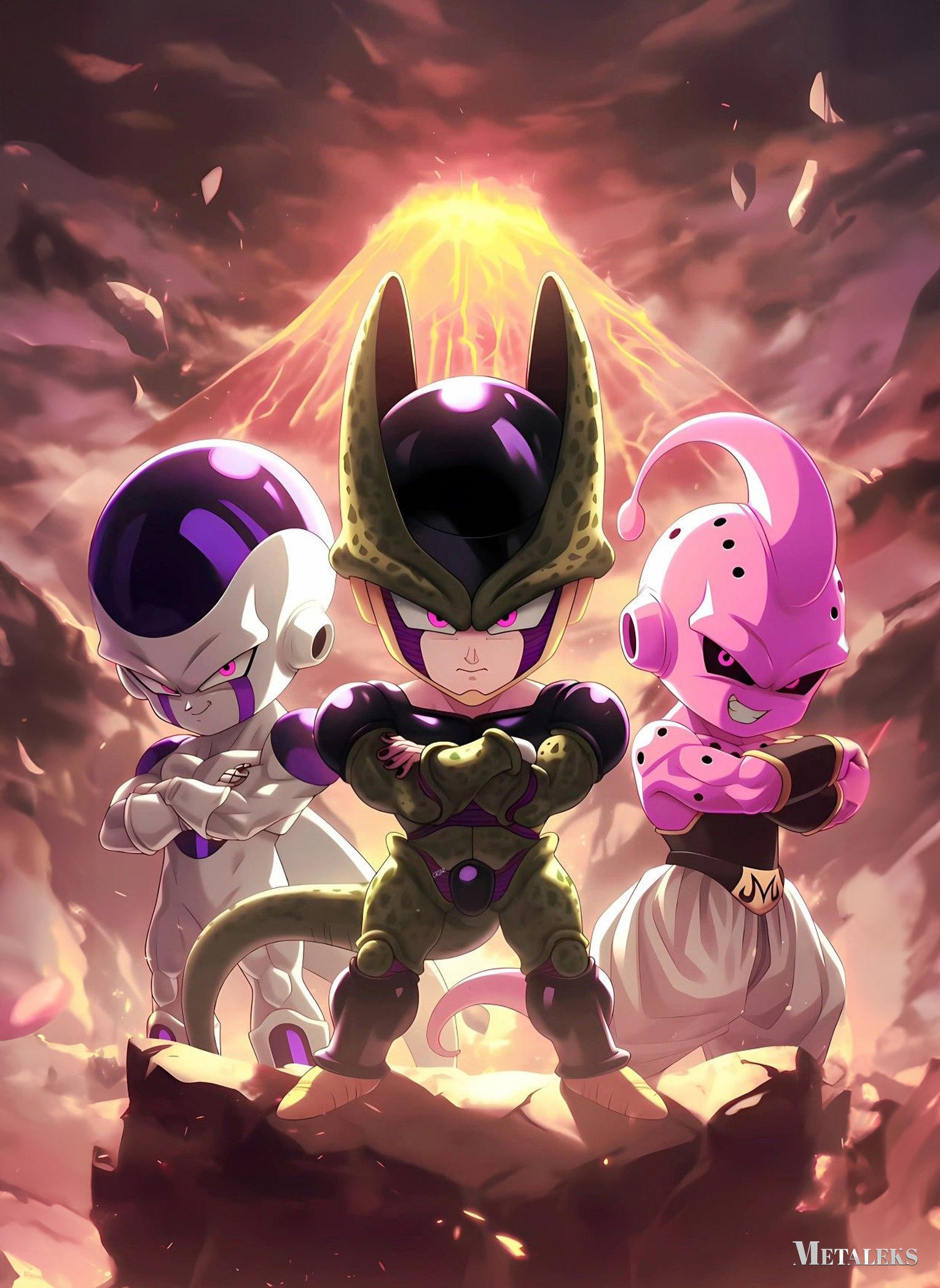 Frieza Cell Majin Buu Dragon Ball Z  D090625