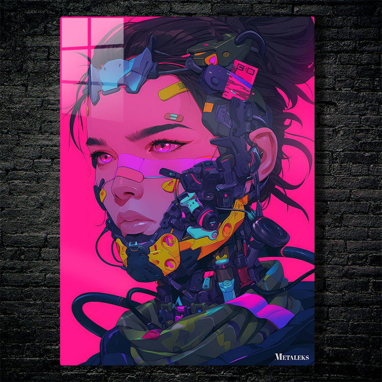 Futuristic Popart Girl v10